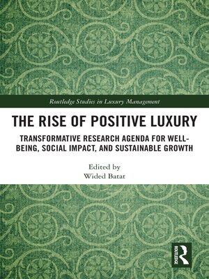 cover image of The Rise of Positive Luxury